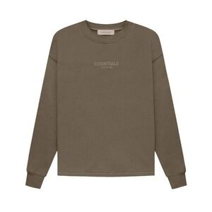 Fear Of God Essentials Relaxed Crewneck Wood Size 2x NEW IN BAG Authentic